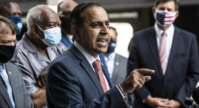 Raja at press conference